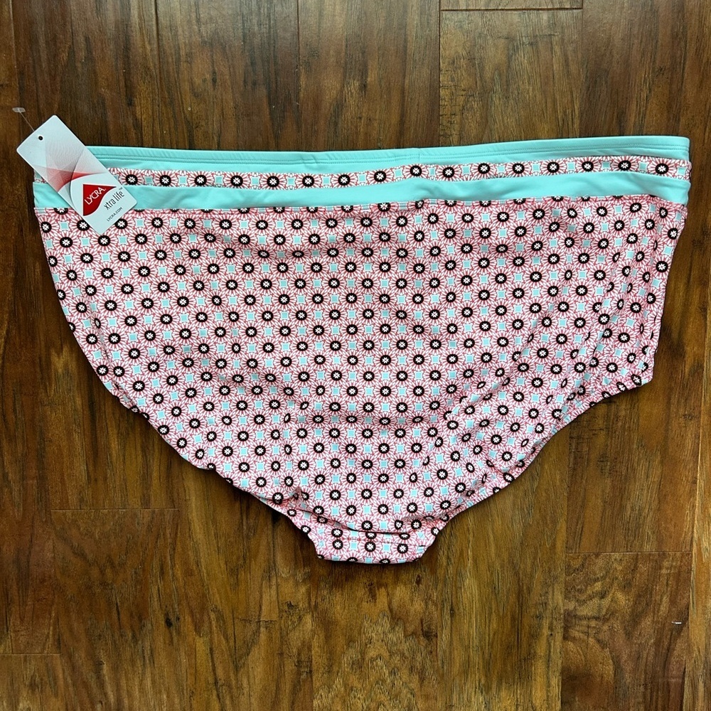 NWT Land’s End Bikini Bottom Polka Dots Multicolored - Picture 6 of 9